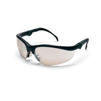 Crews Safety Products KD319 Crews Klondike Plus Safety Glasses With Black Frame And Clear Polycarbonate Duramass Anti-Scratch In